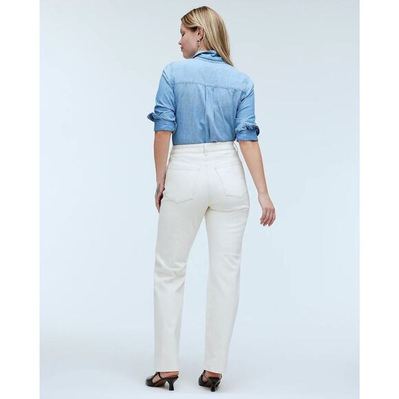 NWT Madewell The Curvy '90s Straight Jean In Vintage Canvas Size 25 - Picture 3 of 8